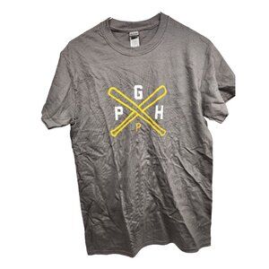 Gildan Pittsburgh Pirates PGH Baseball Graphic Tee S - Sponsored by PNC‎